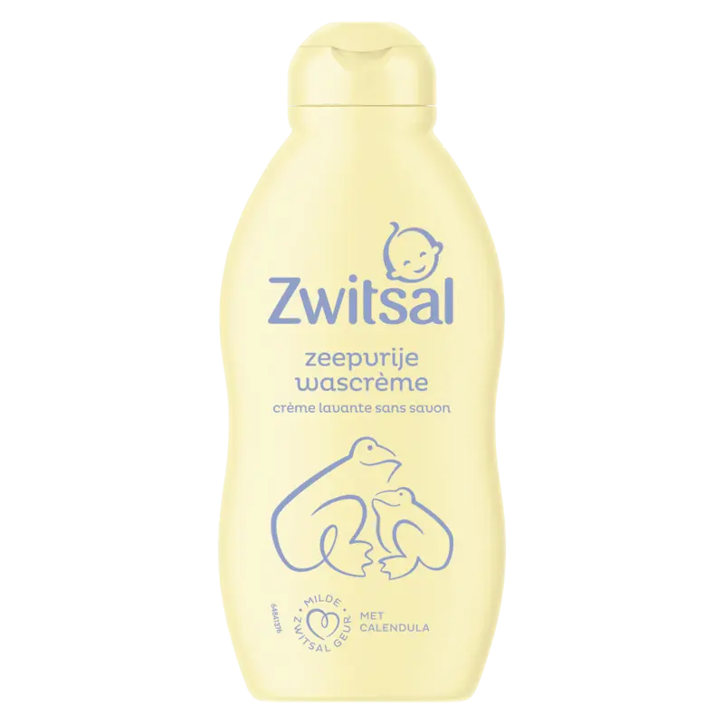 Baby zeepvrije wascrème