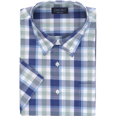 pdp-image-John Cabot Overhemd groen maat 43-44