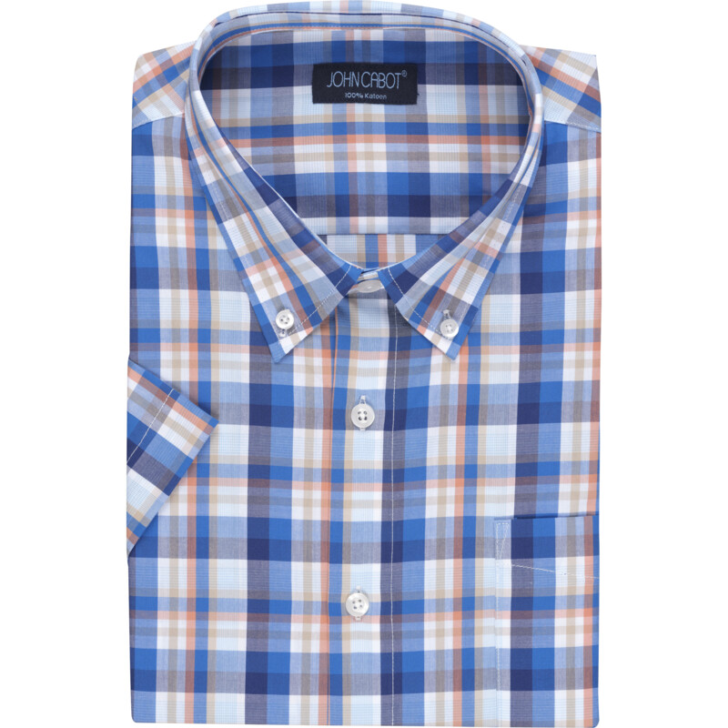 Een afbeelding van John Cabot Overhemd oranje maat 43-44