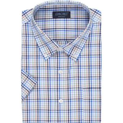 pdp-image-John Cabot Overhemd blauw maat 41-42