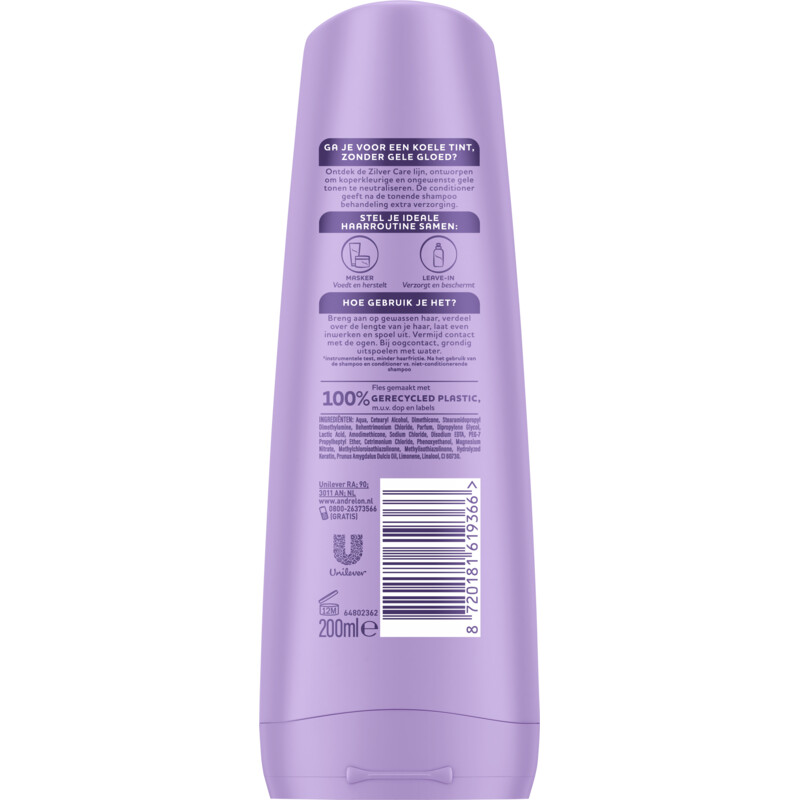 Een afbeelding van Andrélon Zilver care conditioner