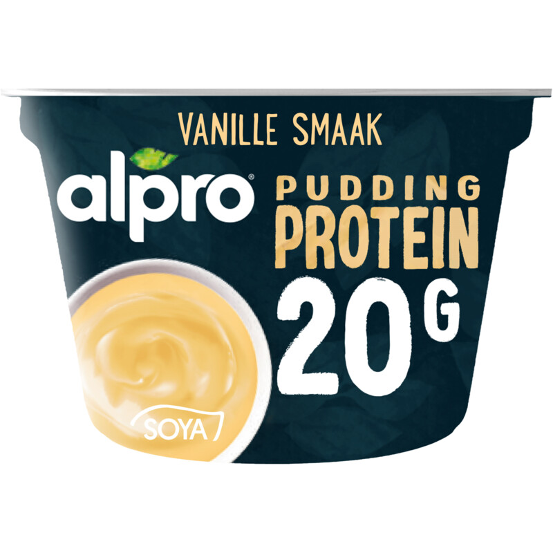 Een afbeelding van Alpro Protein pudding vanille smaak
