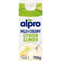 Afbeelding van Alpro Mild & creamy citroen limoen