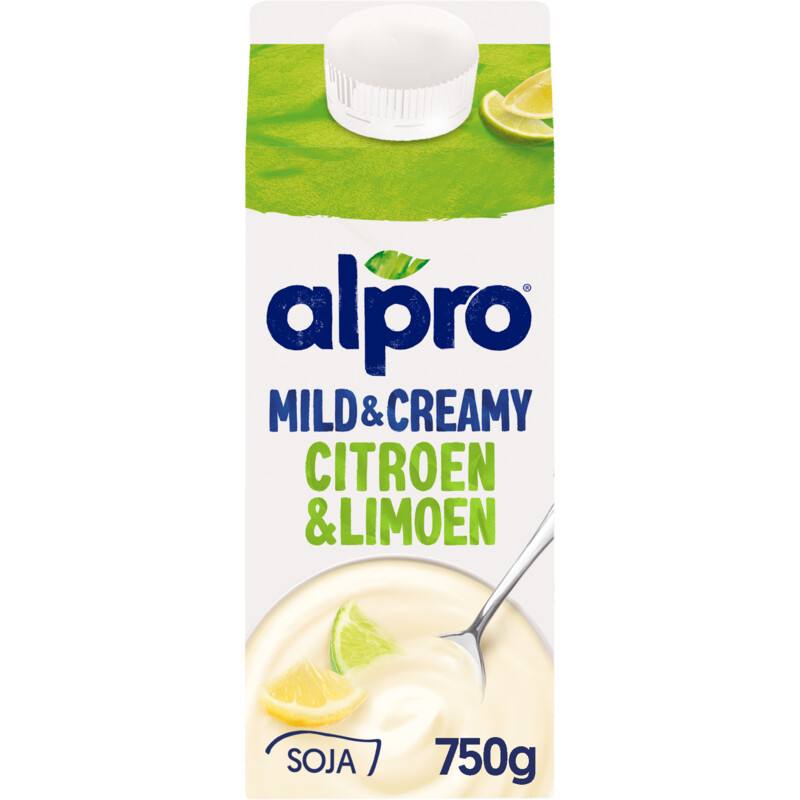 Een afbeelding van Alpro Mild & creamy citroen limoen