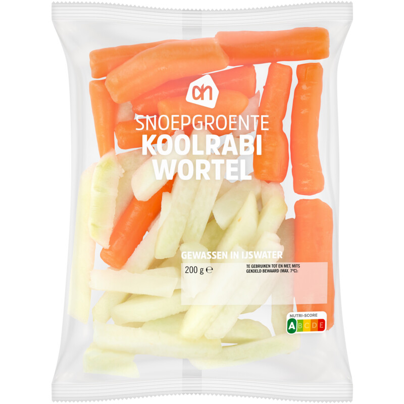 Een afbeelding van AH Snoepgroente koolrabi wortel