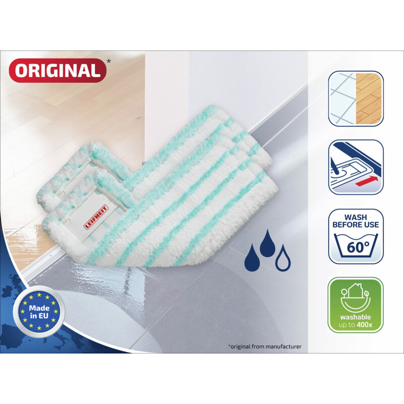 Een afbeelding van Leifheit Overtrek vloerwisser XL 42 cm duo