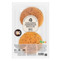 AH Gekleurde hamburger brioche oranje