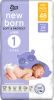 Etos New born soft & protect luiers maat 1
