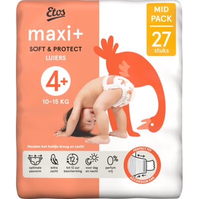 pdp-image-Etos Maxi+ soft & protect luiers maat 4+