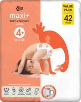 Etos Maxi+ soft & protect luiers maat 4+