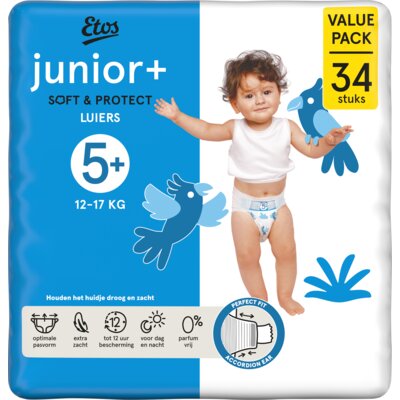 pdp-image-Etos Junior+ soft & protect luiers maat 5+