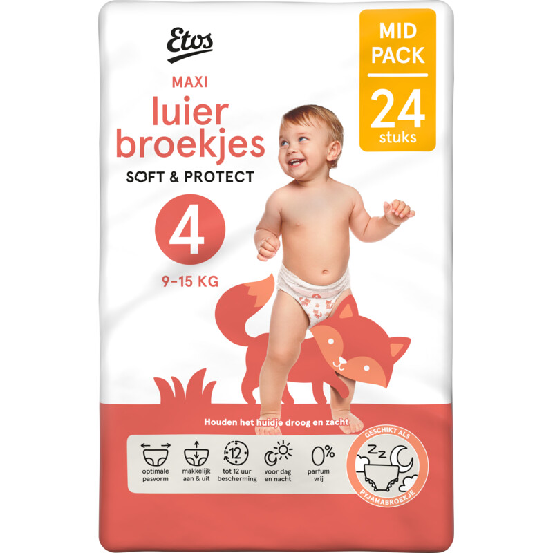 Een afbeelding van Etos Maxi luierbroekjes soft & protect 4