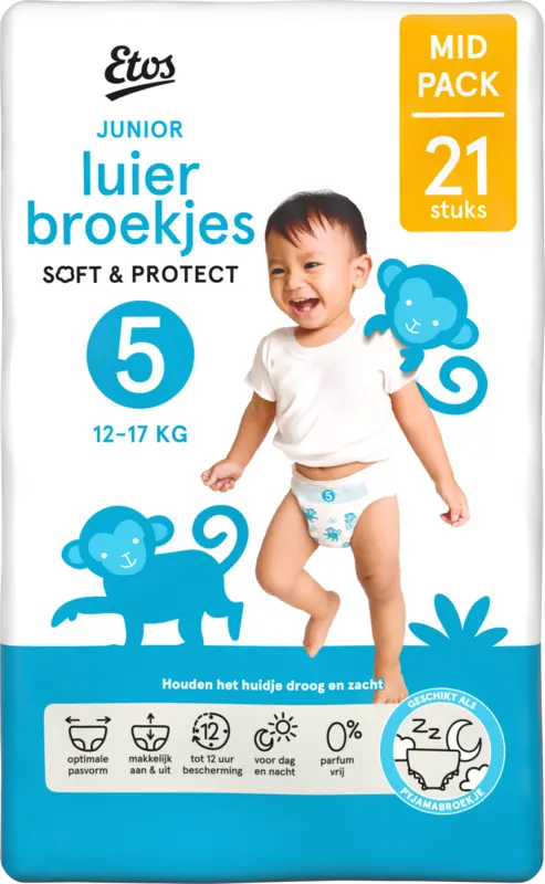 Junior luierbroekjes soft & protect 5