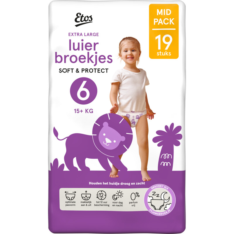 Een afbeelding van Etos Luierbroekjes soft & protect maat 6