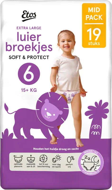 Luierbroekjes soft & protect maat 6