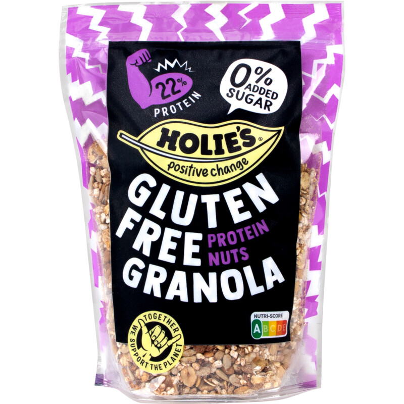 Een afbeelding van Holie's Glutenfree granola proteine nuts
