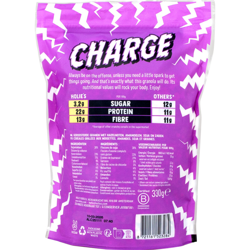 Een afbeelding van Holie's Glutenfree granola proteine nuts