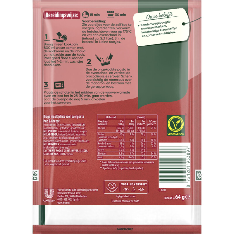 Een afbeelding van Knorr Maaltijdmix mac & cheese