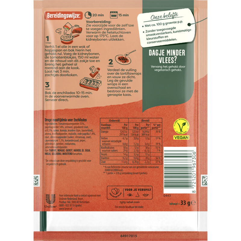 Een afbeelding van Knorr Maaltijdmix enchiladas