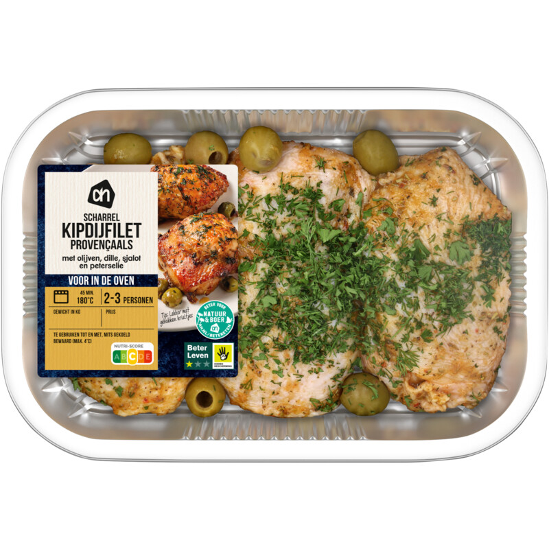 Een afbeelding van AH Scharrel kipdijfilet provençaals