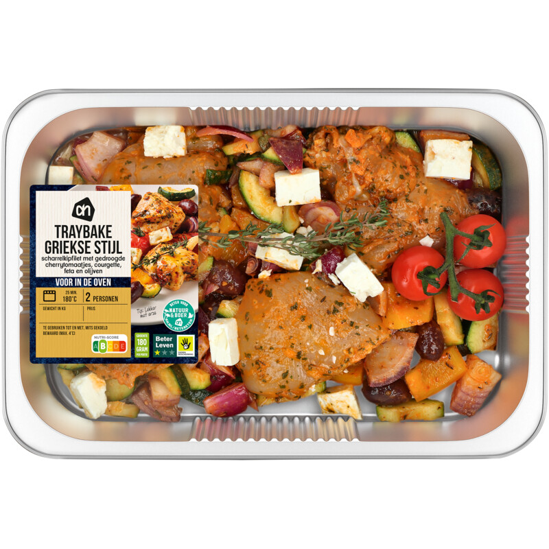 Een afbeelding van AH Traybake kipfilet Griekse stijl