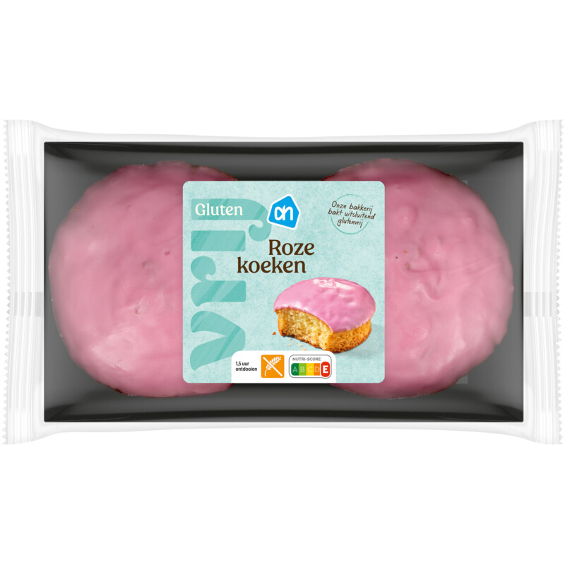 Een afbeelding van AH Glutenvrij Roze koeken