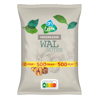 AH Terra ongebrande walnoten 500 gram