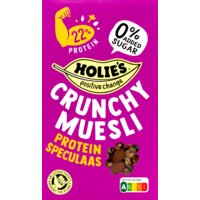 Een afbeelding van Holie's Crunchy muesli protein speculaas