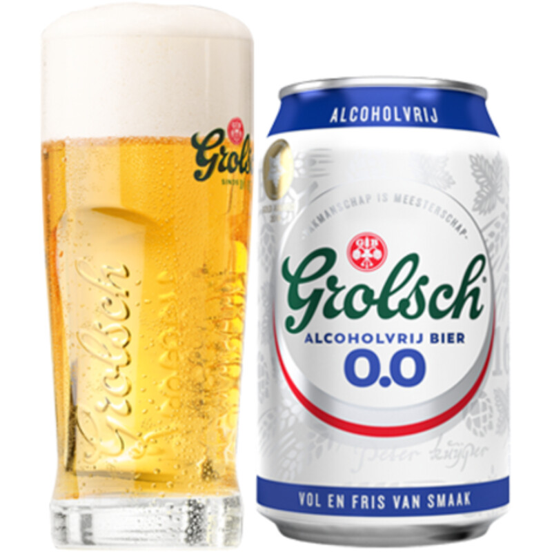 Een afbeelding van Grolsch 0.0% Alcoholvrij bier
