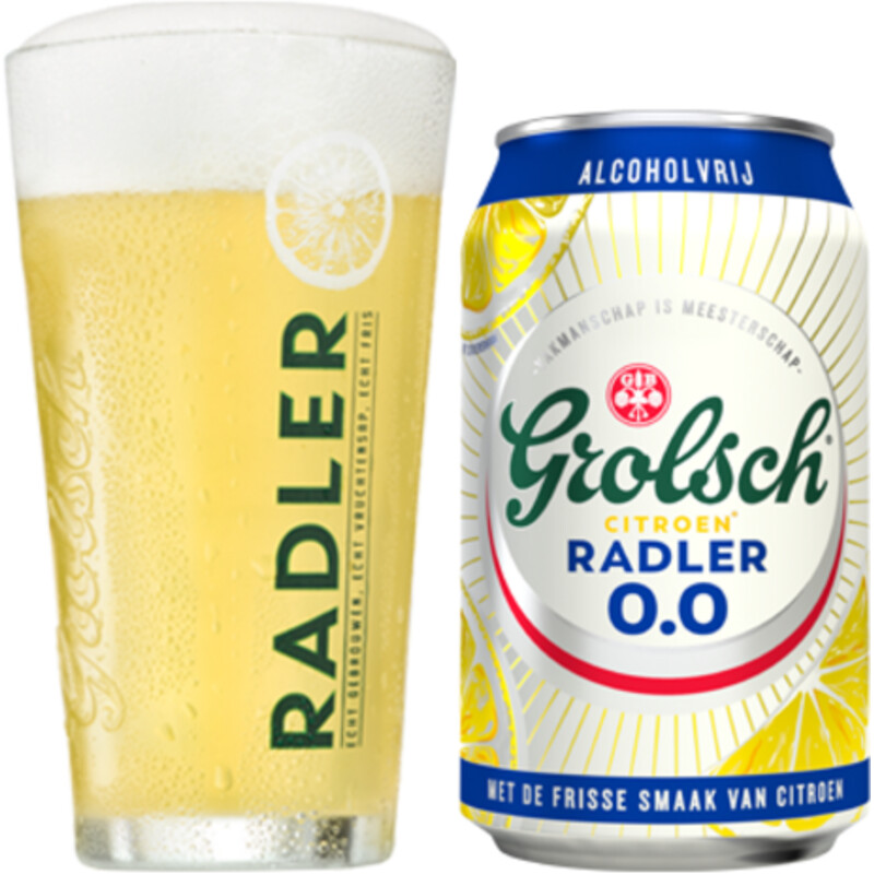 Een afbeelding van Grolsch Radler citroen 0.0%