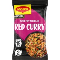 Een afbeelding van Maggi Roerbaknoedels red curry