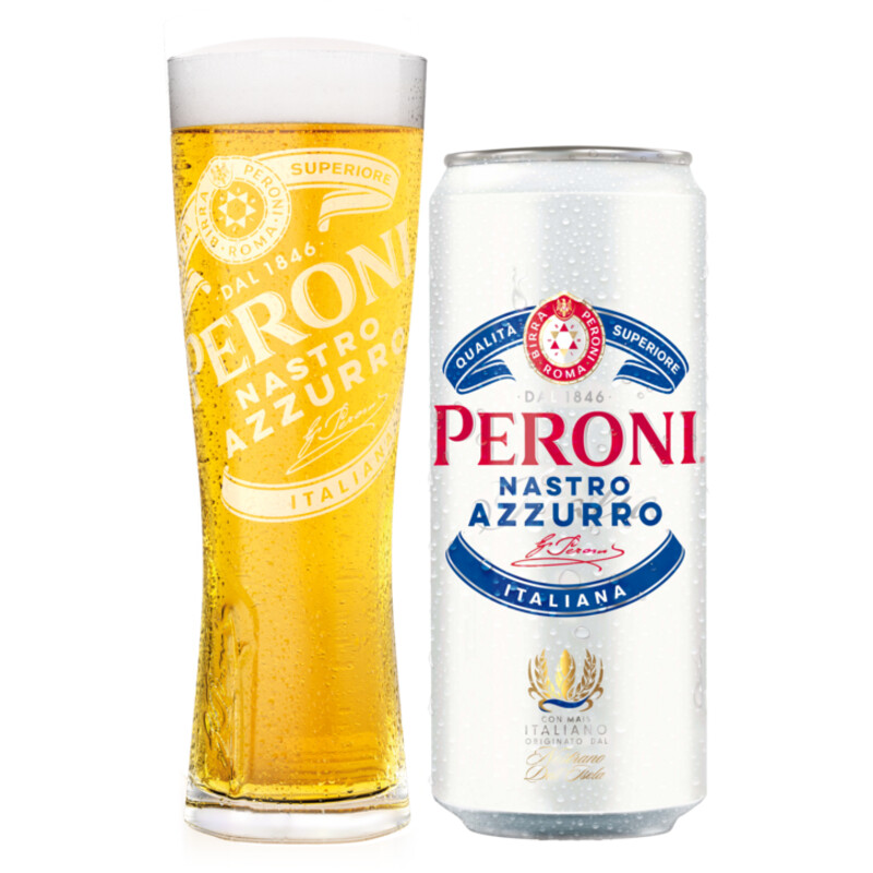 Een afbeelding van Peroni Nastro Azzurro