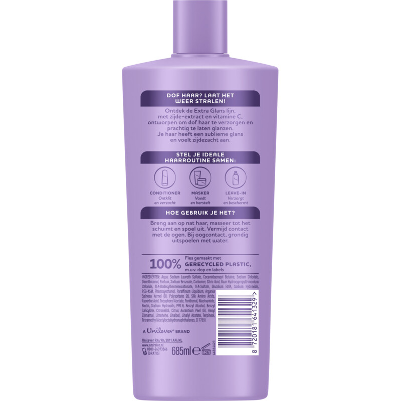 Een afbeelding van Andrélon Extra glans shampoo