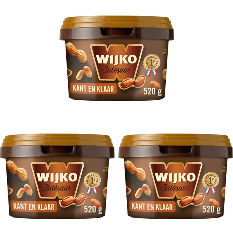 Een afbeelding van Wijko kant & klaar 3-pack