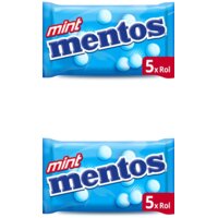 Een afbeelding van Mentos Mint 5 rollen 2-pack