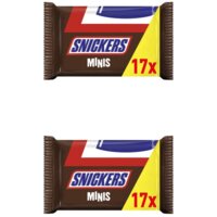 Een afbeelding van Snickers Minis repen uitdeelzak 2-pack