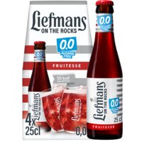 Een afbeelding van Liefmans On the rocks 0.0 4-pack