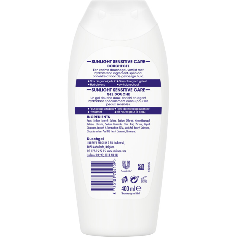 Een afbeelding van Sunlight Sensitive care shower bel