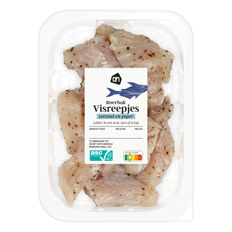AH Roerbak visreepjes zeezout en peper