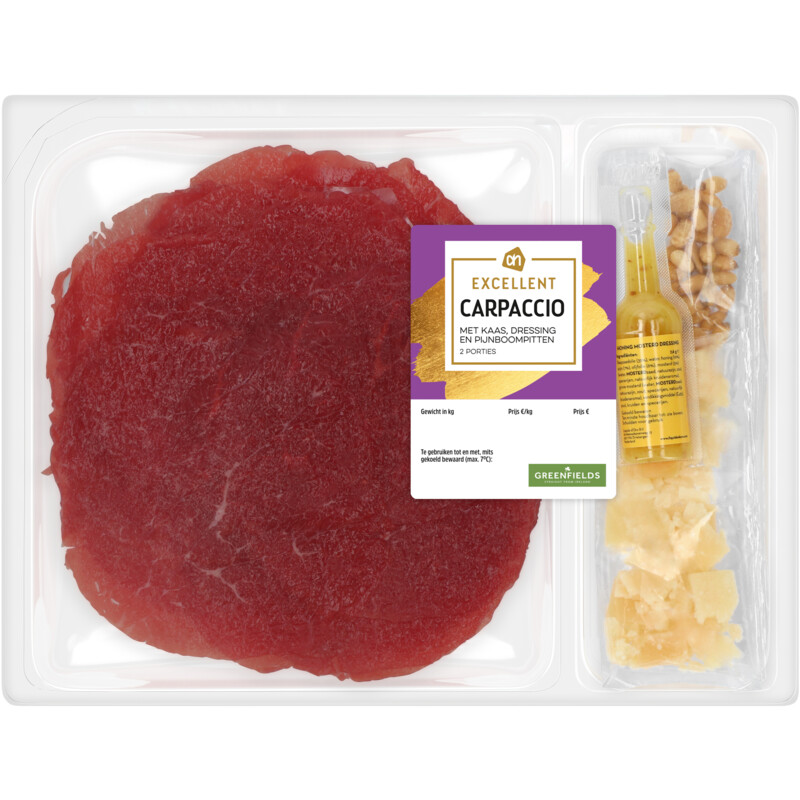 Een afbeelding van AH Greenfields Carpaccio honing mosterd