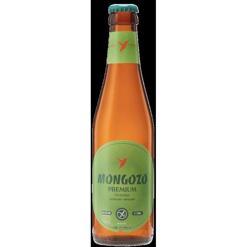 Een afbeelding van Mongozo Premium pilsener glutenfree organic