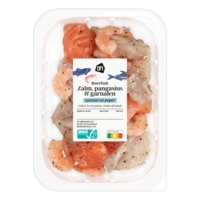 AH Roerbak zalm pangasius garnalen zeezout