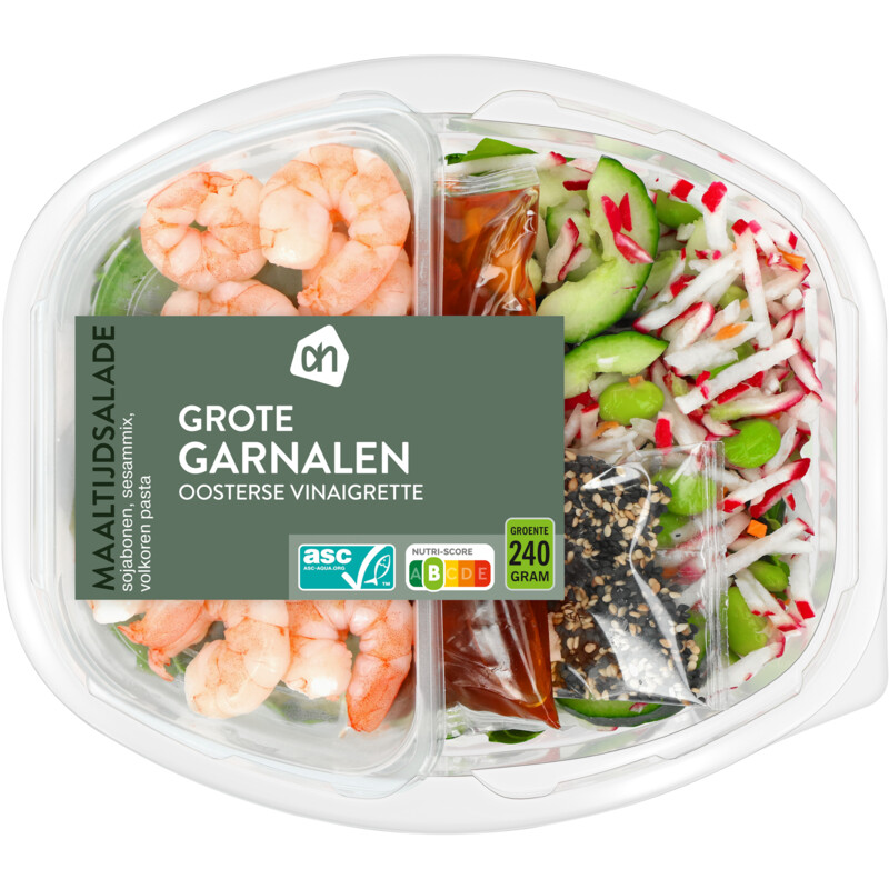 Een afbeelding van AH Maaltijdsalade garnalen