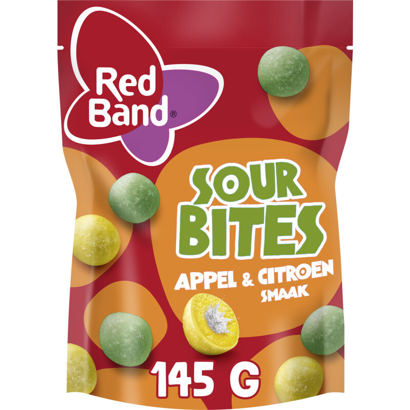 Een afbeelding van Red Band Sour bites appel & citroen