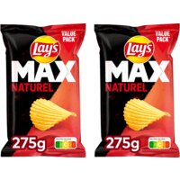 Een afbeelding van Lay's Max Naturel 2-pack