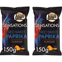 Een afbeelding van Lay's Sensations Red Sweet Paprika 2-pack