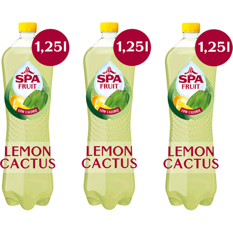 Een afbeelding van Spa Fruit Lemon Cactus 3-pack