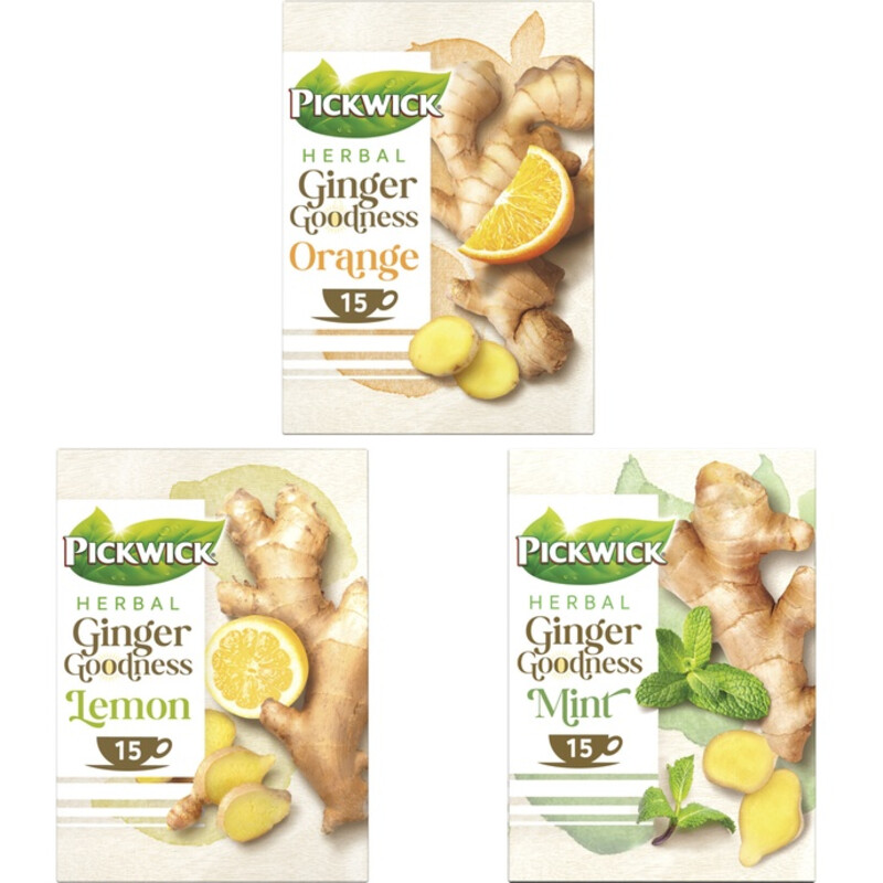 Een afbeelding van Pickwick Ginger Goodness proefpakket