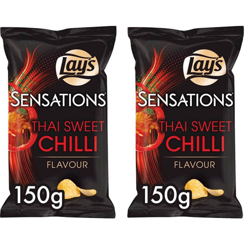 Een afbeelding van Lay's Sensations Thai Sweet Chili 2-pack