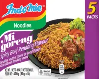 Indo mie Noodles mi goreng spicy beef 5-pack